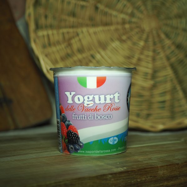 YOGURT DELLE VACCHE ROSSE AI FRUTTI DI BOSCO