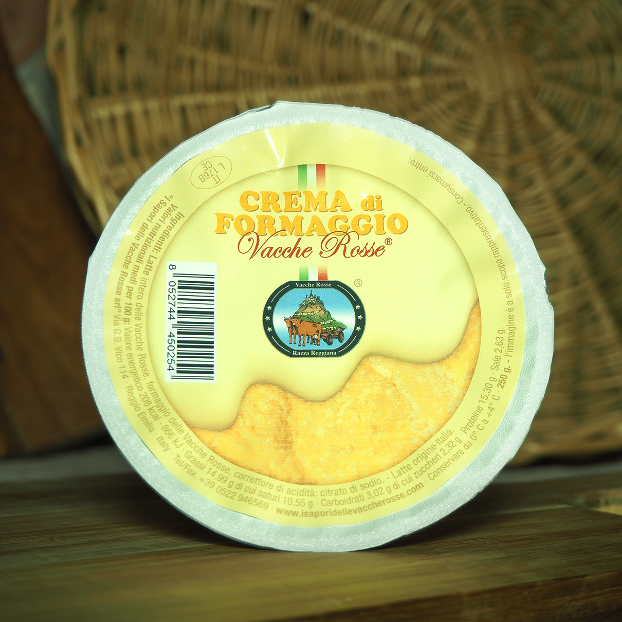 CREMA DI FORMAGGIO DELLE VACCHE ROSSE NATURALE