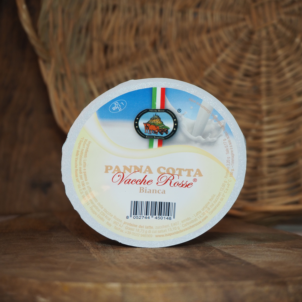 PANNA COTTA DELLE VACCHE ROSSE NATURALE