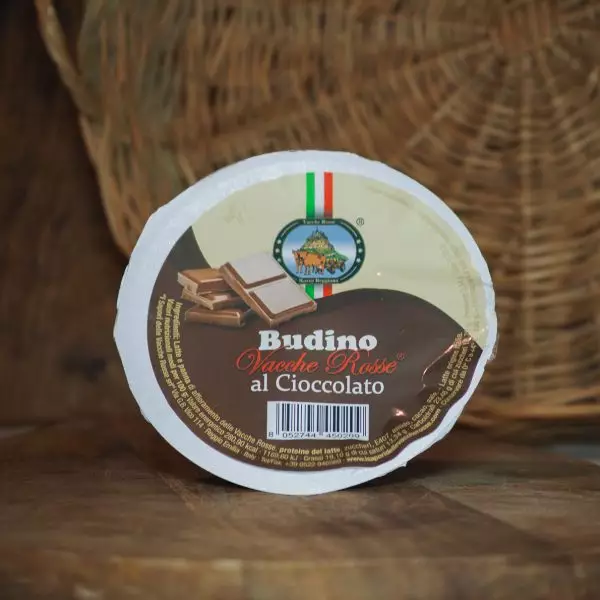 BUDINO DELLE VACCHE ROSSE AL CIOCCOLATO