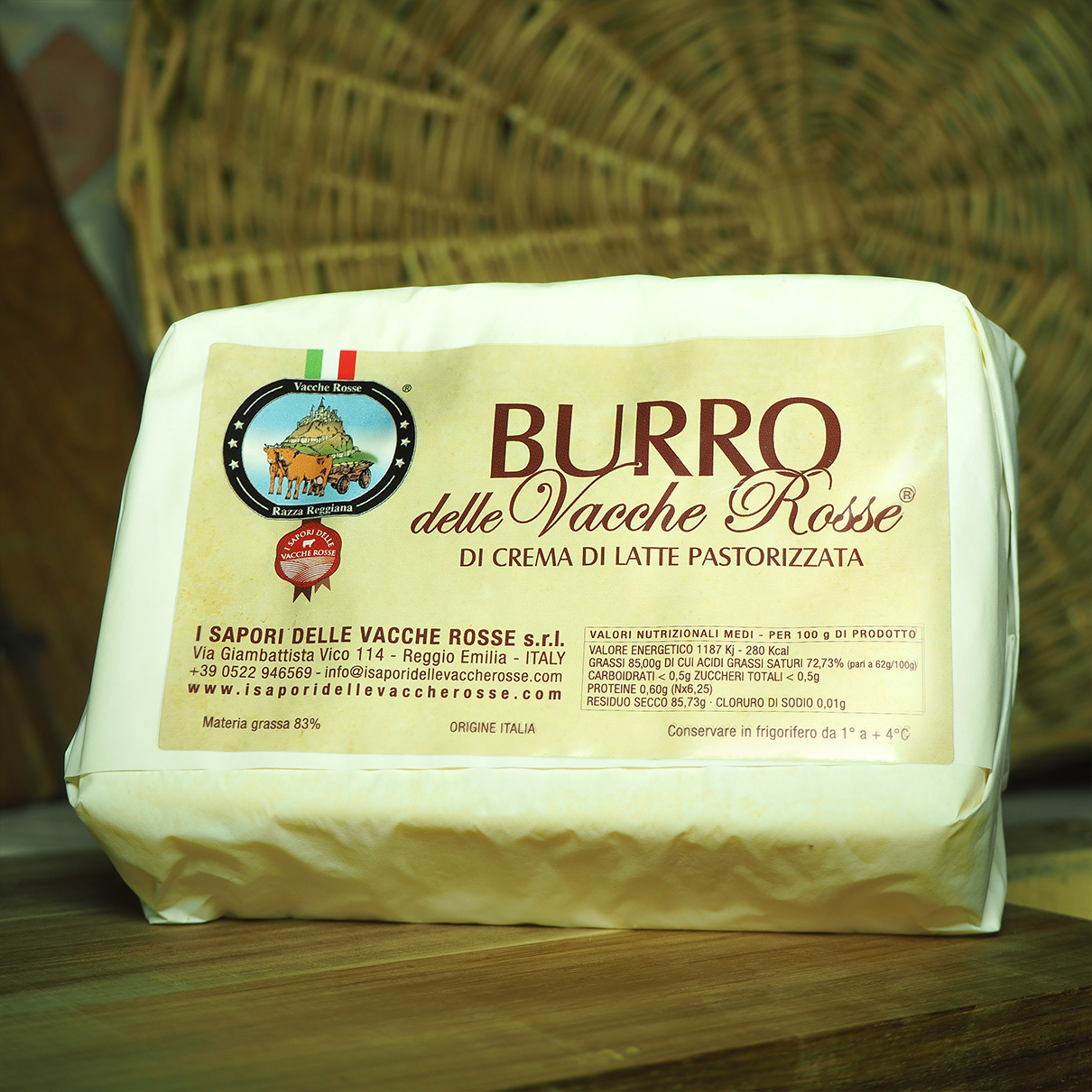 BURRO ARTIGIANALE DELLE VACCHE ROSSE