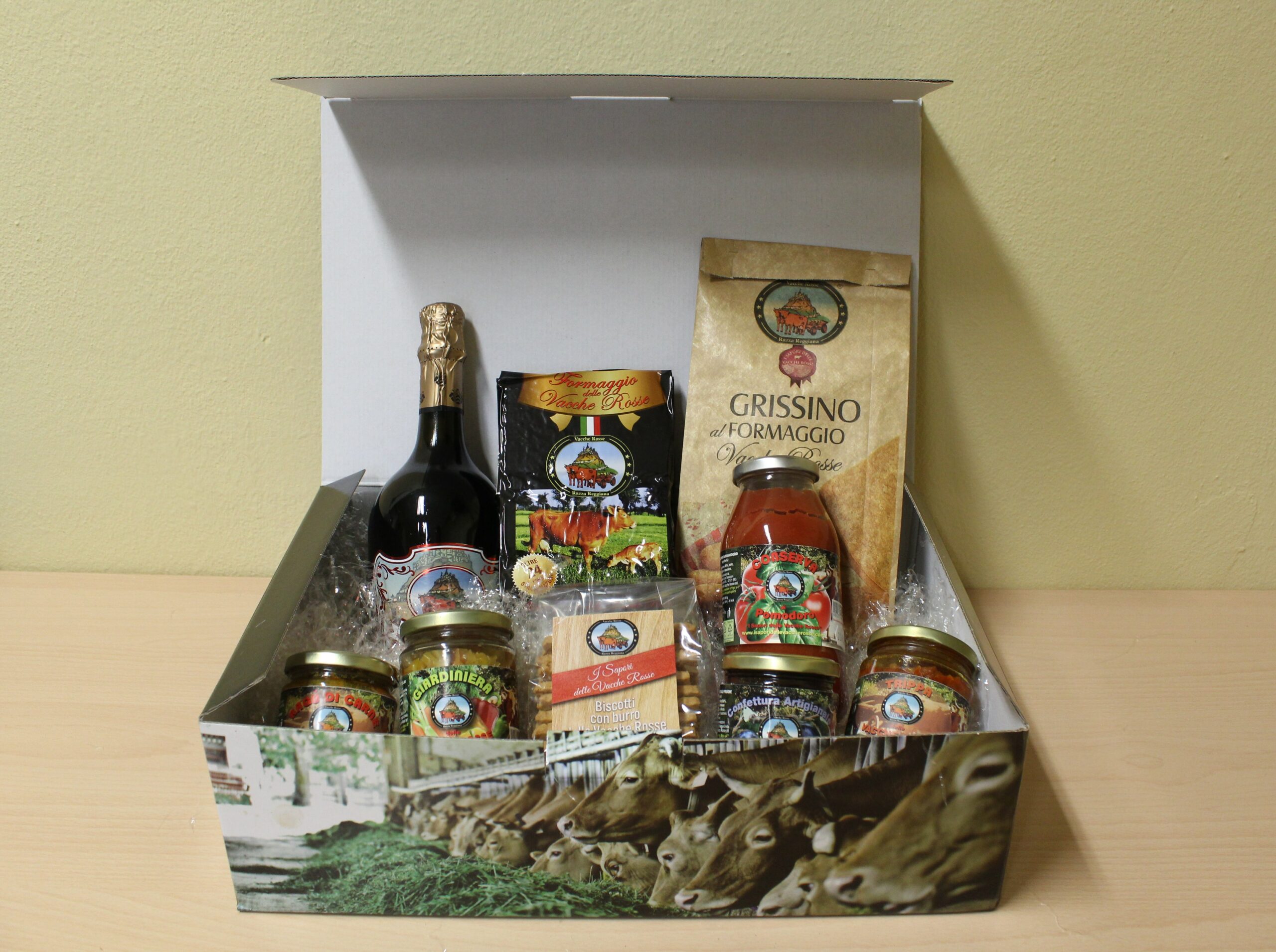 SCATOLA REGALO "L'ORO DELLE VACCHE ROSSE"