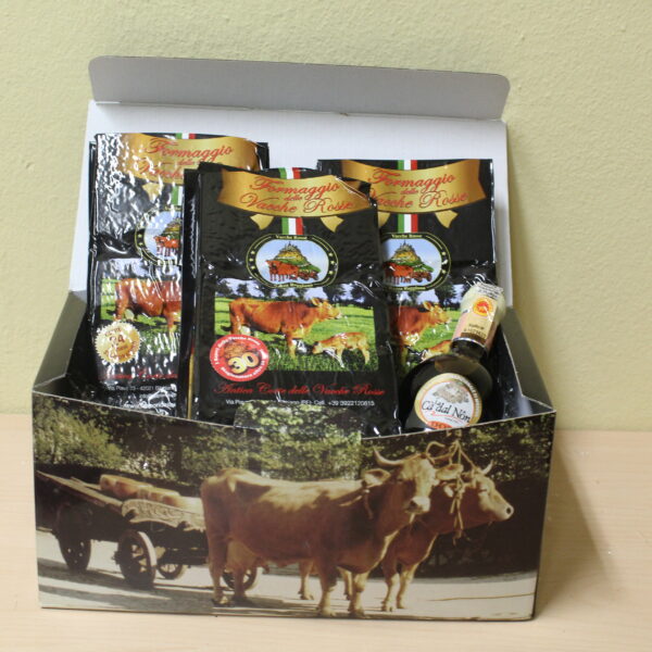SCATOLA REGALO "LO SCRIGNO DELLE VACCHE ROSSE"